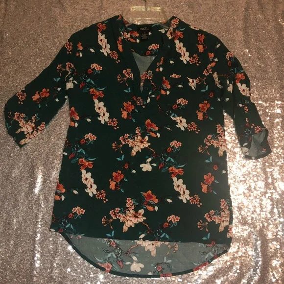 ‼️Coming Soon‼️ Jade Floral Blouse - Picture 2 of 4